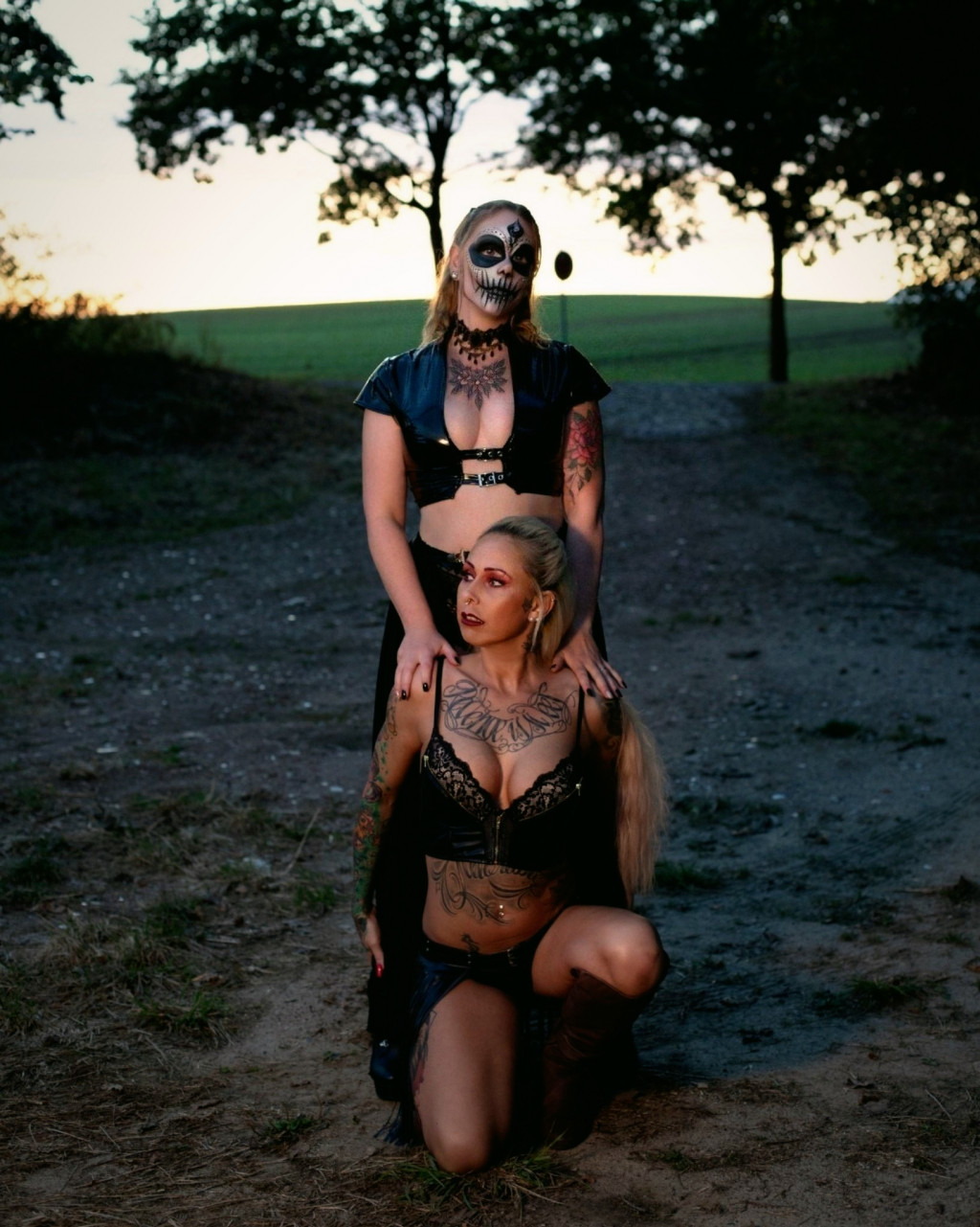 Halloween Shooting mit meiner Freundin